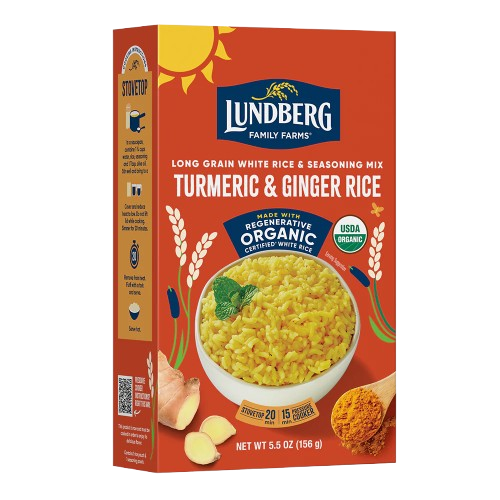 LUNDBERG: Organic Turmeric and Ginger Rice, 5.5 oz