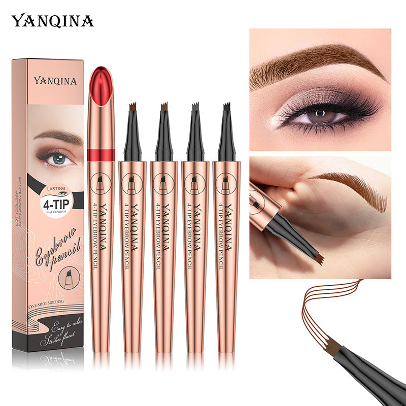 YANQINA Waterproof Liquid Eyebrow Pencil for Brows