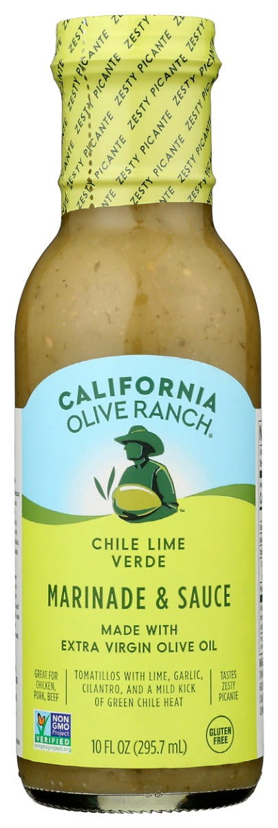 CALIFORNIA OLIVE RANCH: Chili Lime Verde Marinade Sauce, 10 fo