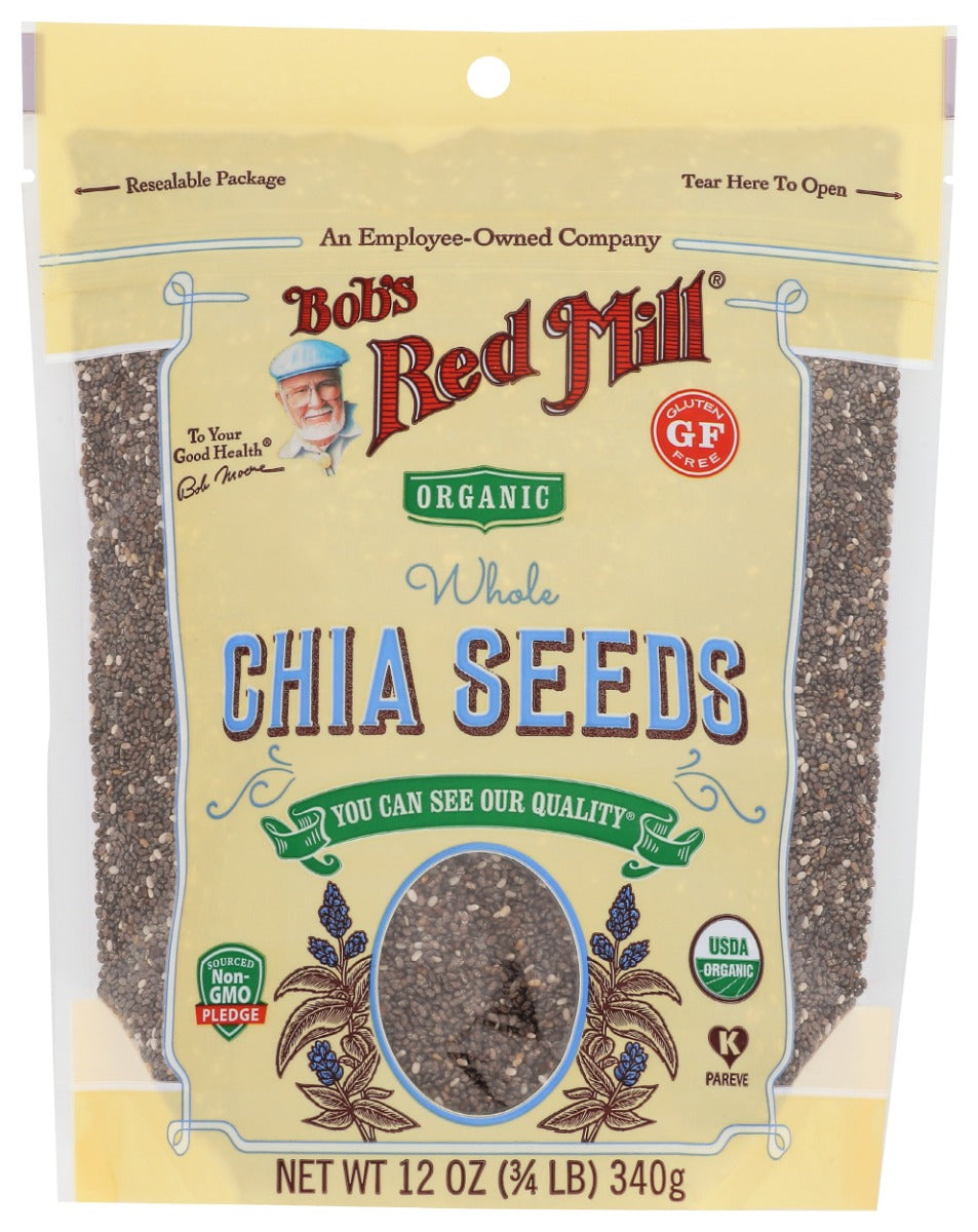 BOBS RED MILL: Organic Chia Seeds, 12 oz