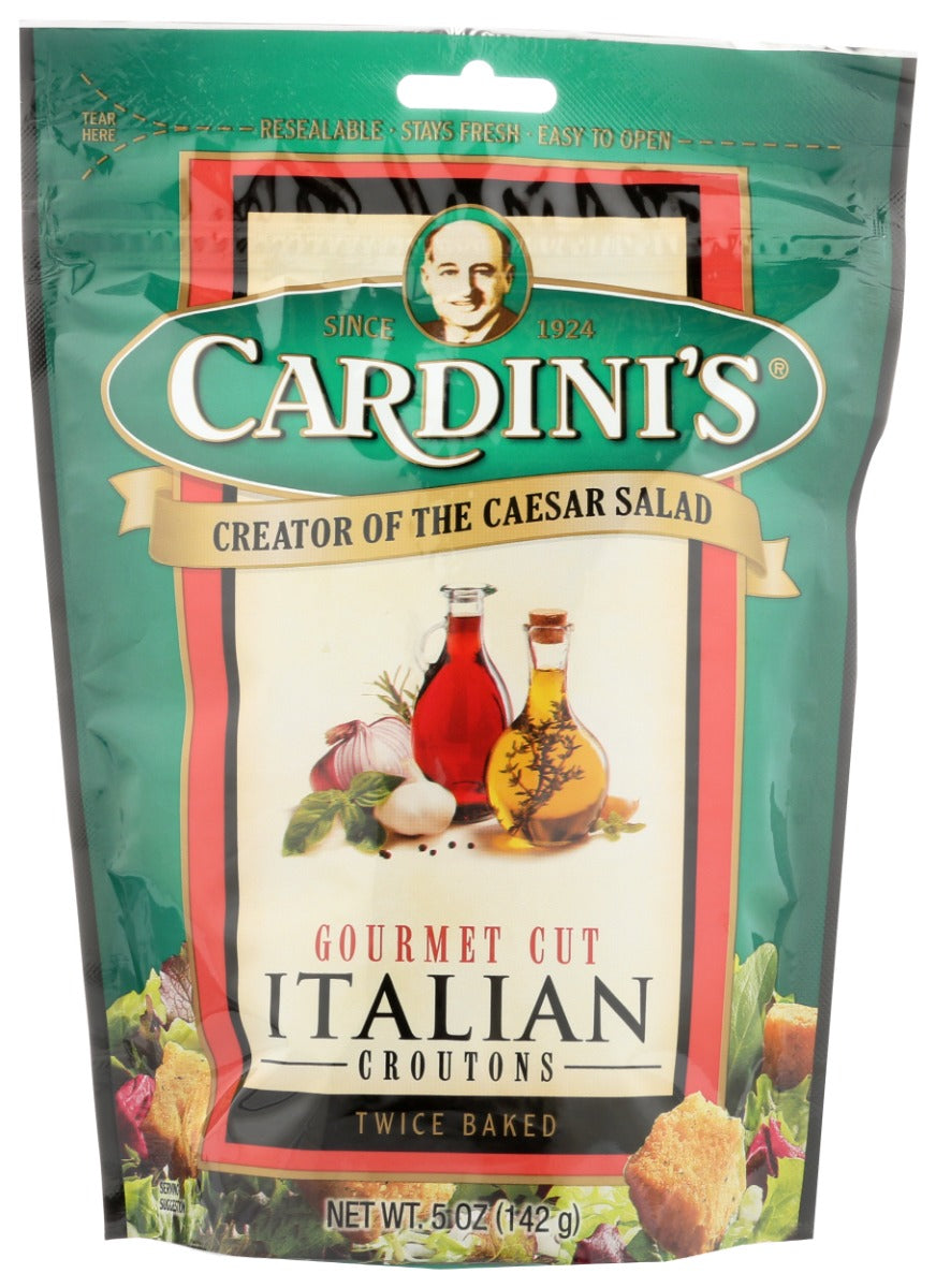 CARDINI: Gourmet Cut Italian Croutons, 5 oz