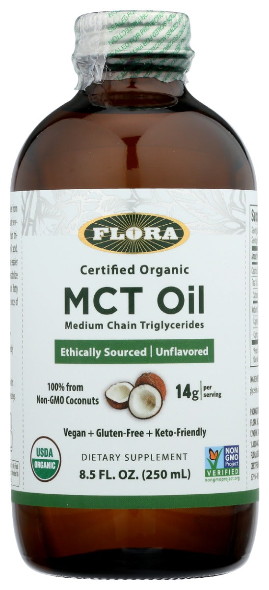 FLORA HEALTH: Organic MCT Oil, 8.5 fo