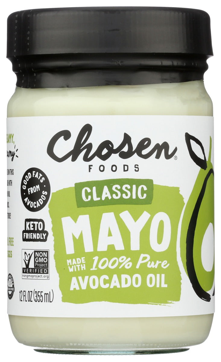 CHOSEN FOODS: Classic Avocado Oil Mayo, 12 oz