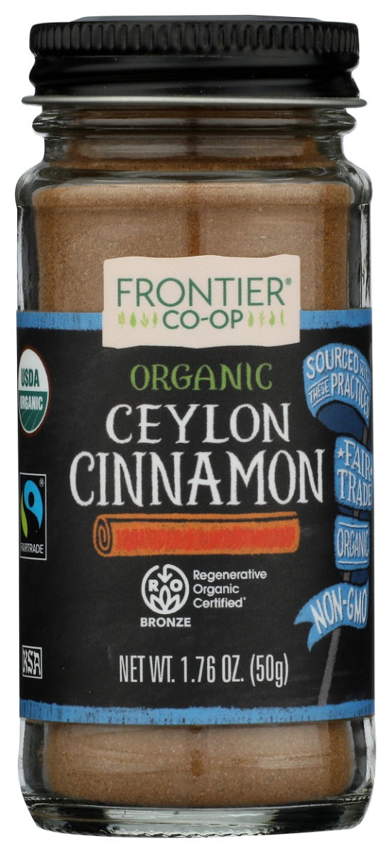 FRONTIER HERB: Regenerative Organic Certified Ceylon Cinnamon, 1.76 oz