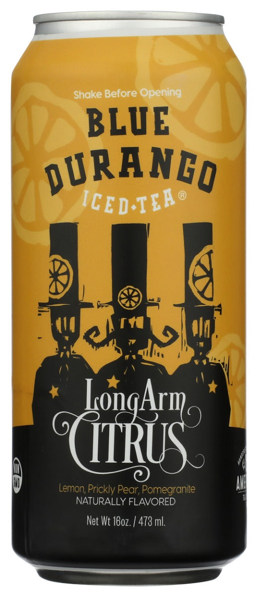 BLUE DURANGO ICED TEA: Long Arm Citrus Iced Tea, 16 fo