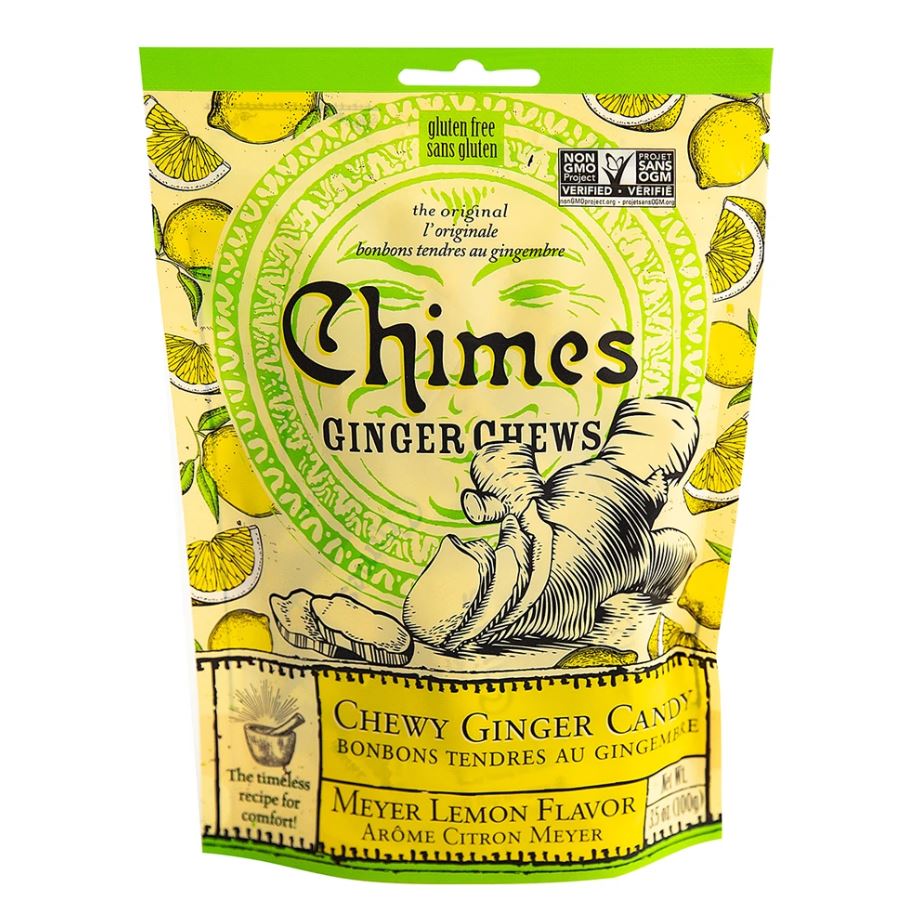 CHIMES: Meyer Lemon Ginger Chews, 3.5 oz