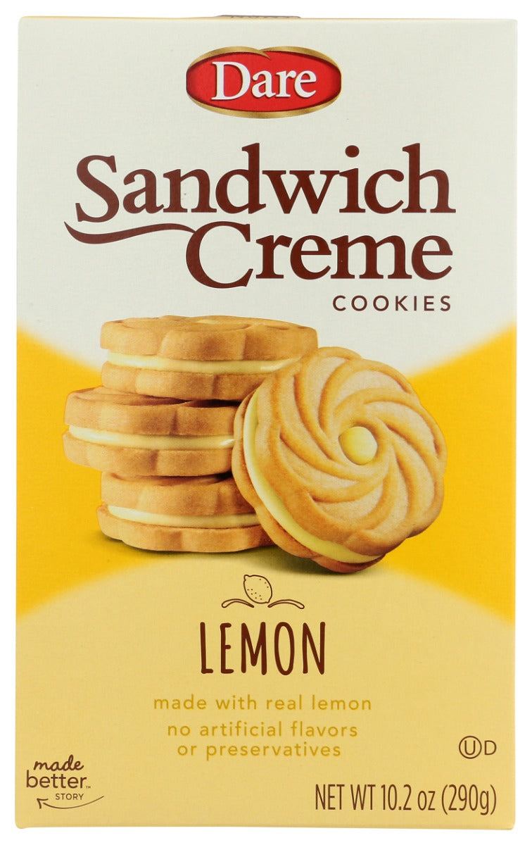 DARE: Sandwich Creme Lemon Cookies, 10.2 oz