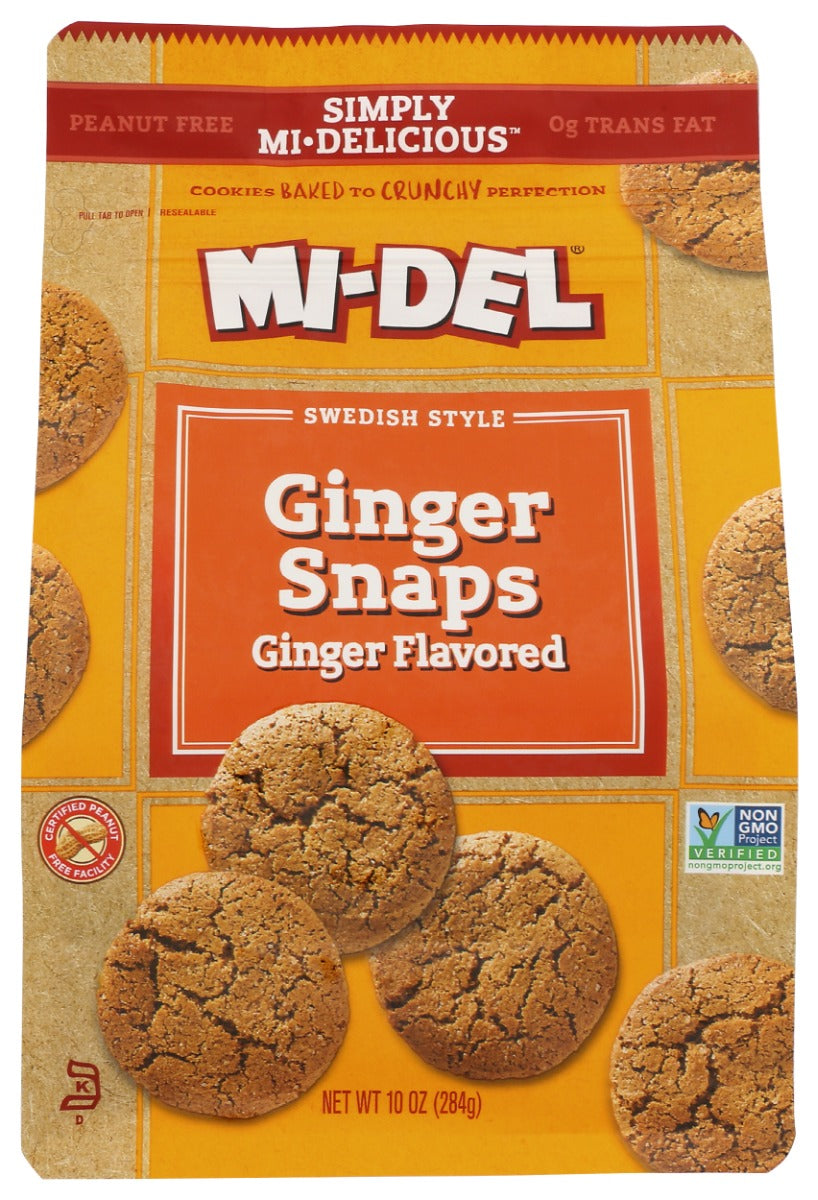 MIDEL: Simply Mi Delicious Ginger Flavored Snaps, 10 oz