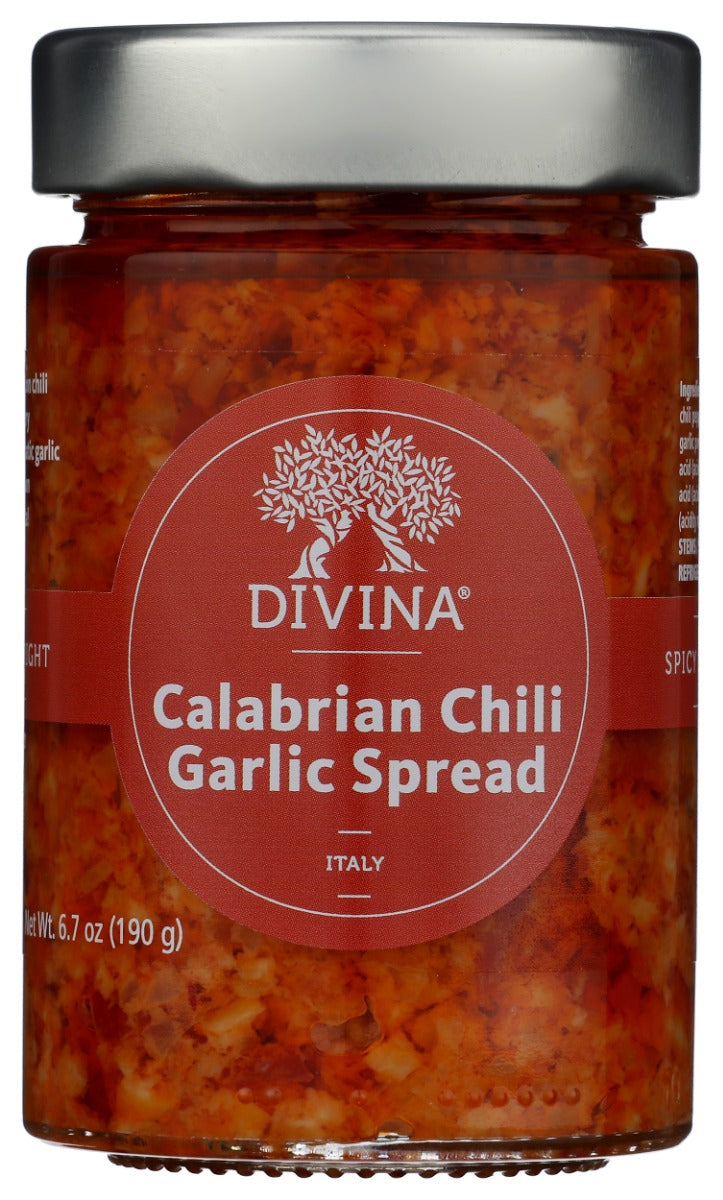DIVINA: Calabrian Chili Garlic Spread, 6.7 oz