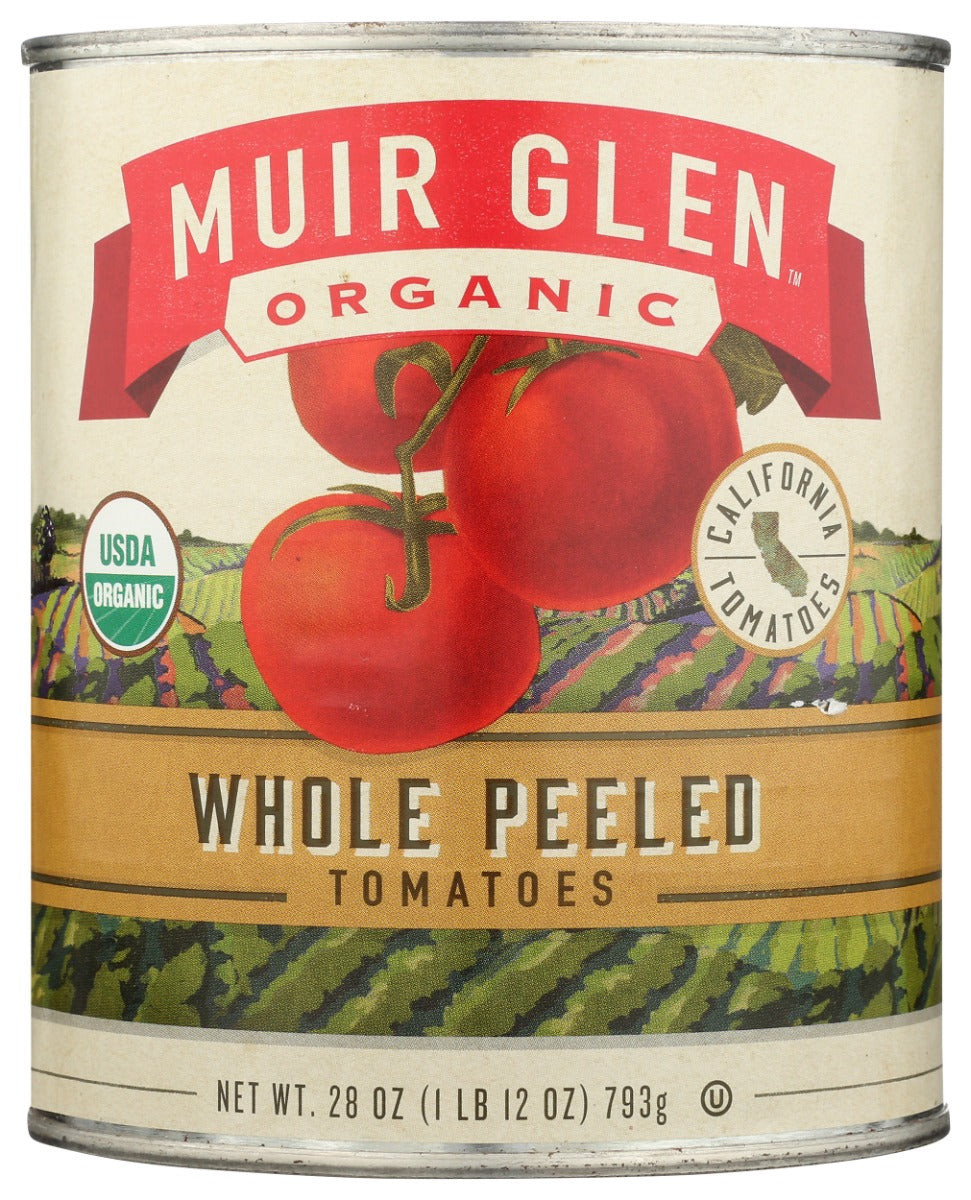 MUIR GLEN: Whole Peeled Tomatoes, 28 oz