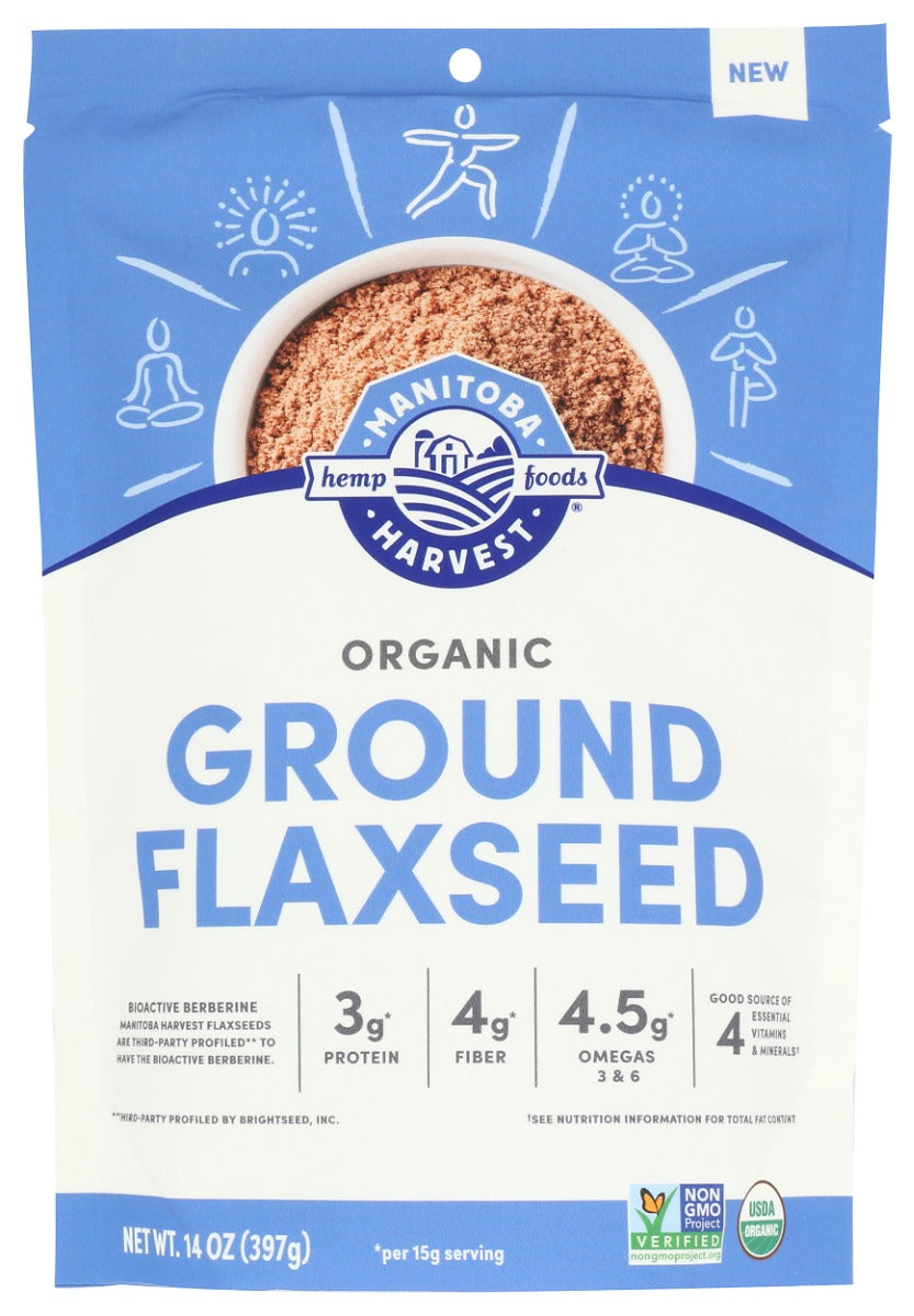 MANITOBA HARVEST: Organic Ground Flaxseed, 14 oz