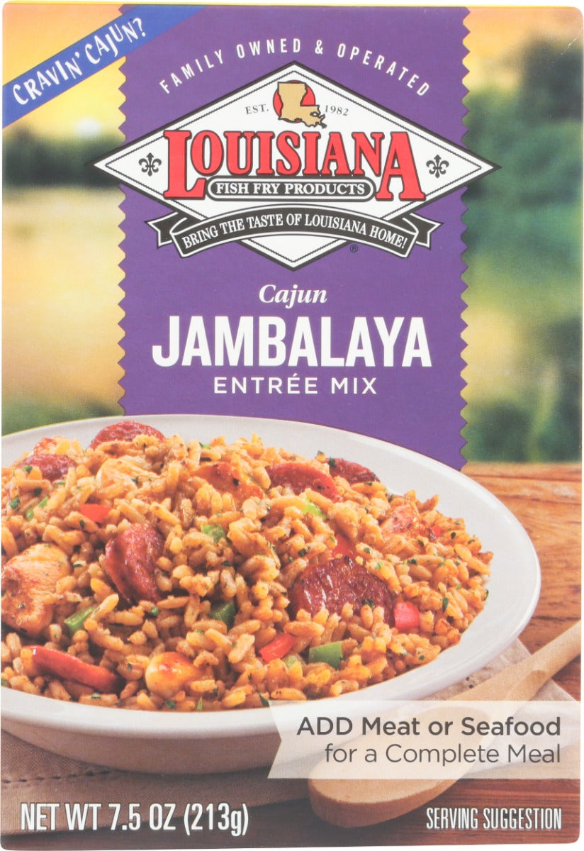 LOUISIANA FISH FRY: Jambalaya Mix, 7.5 oz