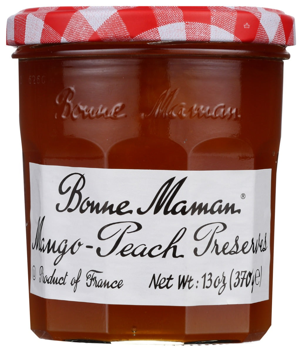 BONNE MAMAN: Mango Peach Preserves, 13 oz