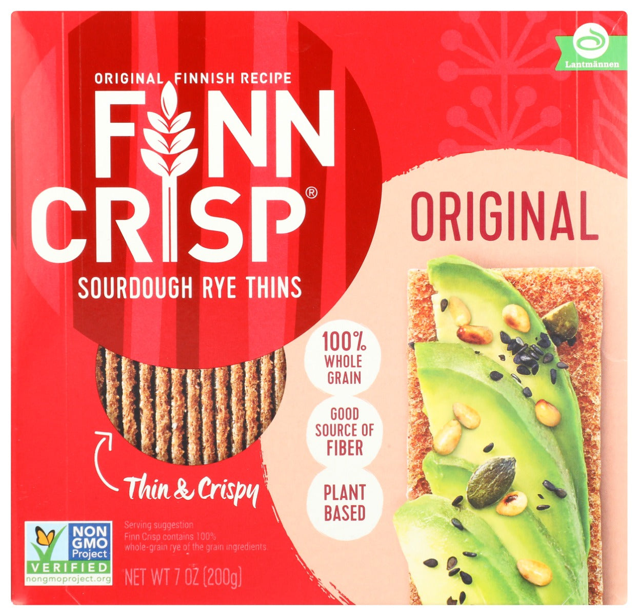 FINN CRISP: Original Sourdough Rye Thins, 7 oz
