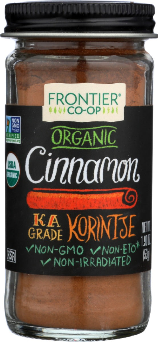 FRONTIER HERB: Korintje Organic Cinnamon Ground, 1.9 oz