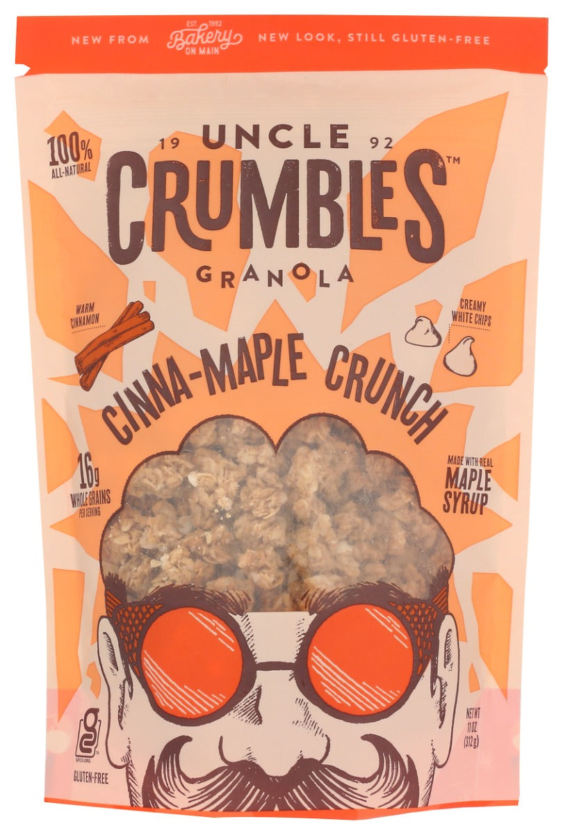 UNCLE CRUMBLES: Cinna Maple Crunch Granola, 11 oz