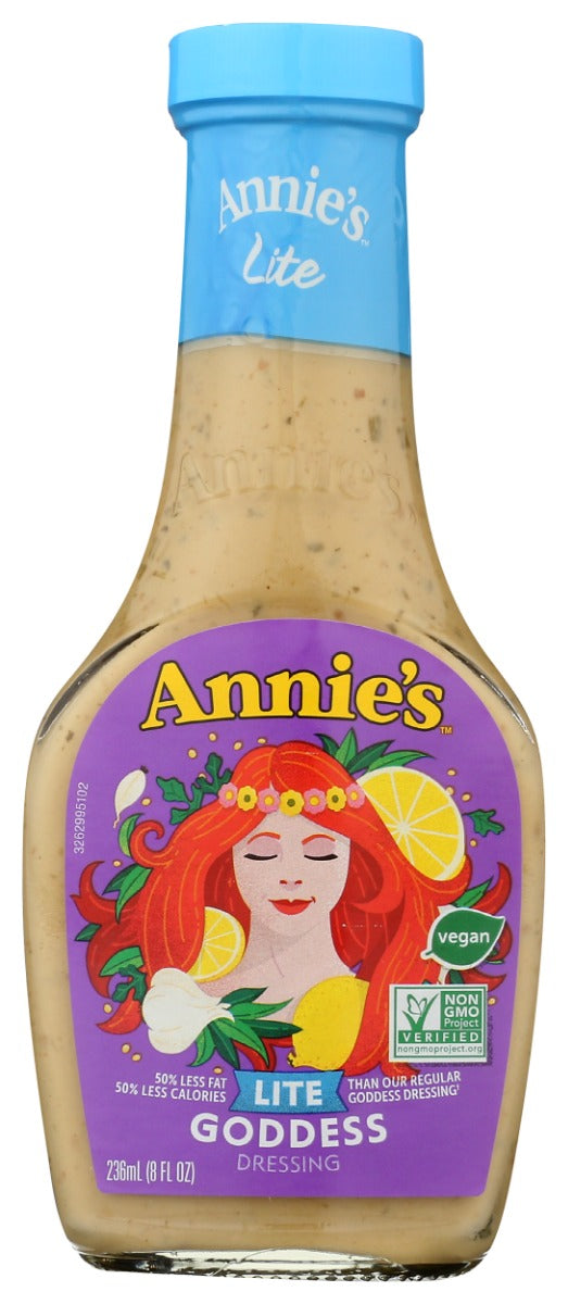 ANNIES HOMEGROWN: Lite Goddess Dressing, 8 fo