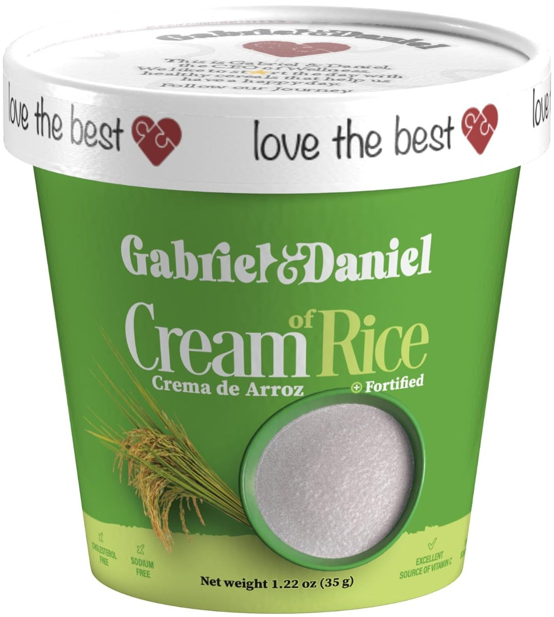 GABRIEL & DANIEL: Cream of Rice Instant Cereal, 1.22 oz