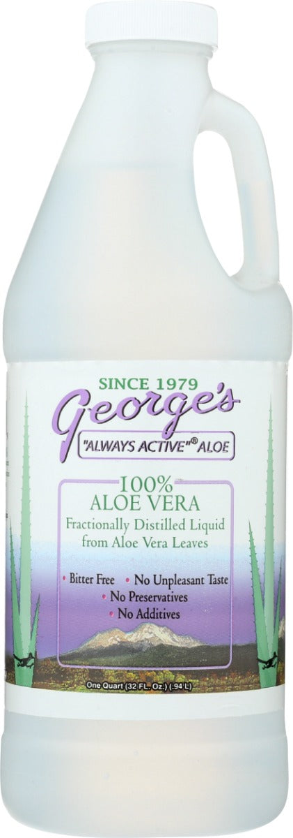 GEORGES: Aloe Vera Distilled Liquid, 32 oz