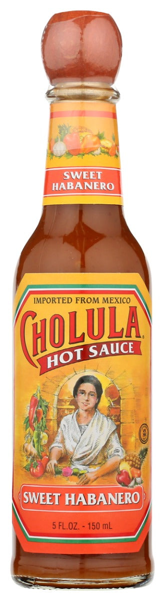 CHOLULA: Sweet Habanero Hot Sauce, 5 oz