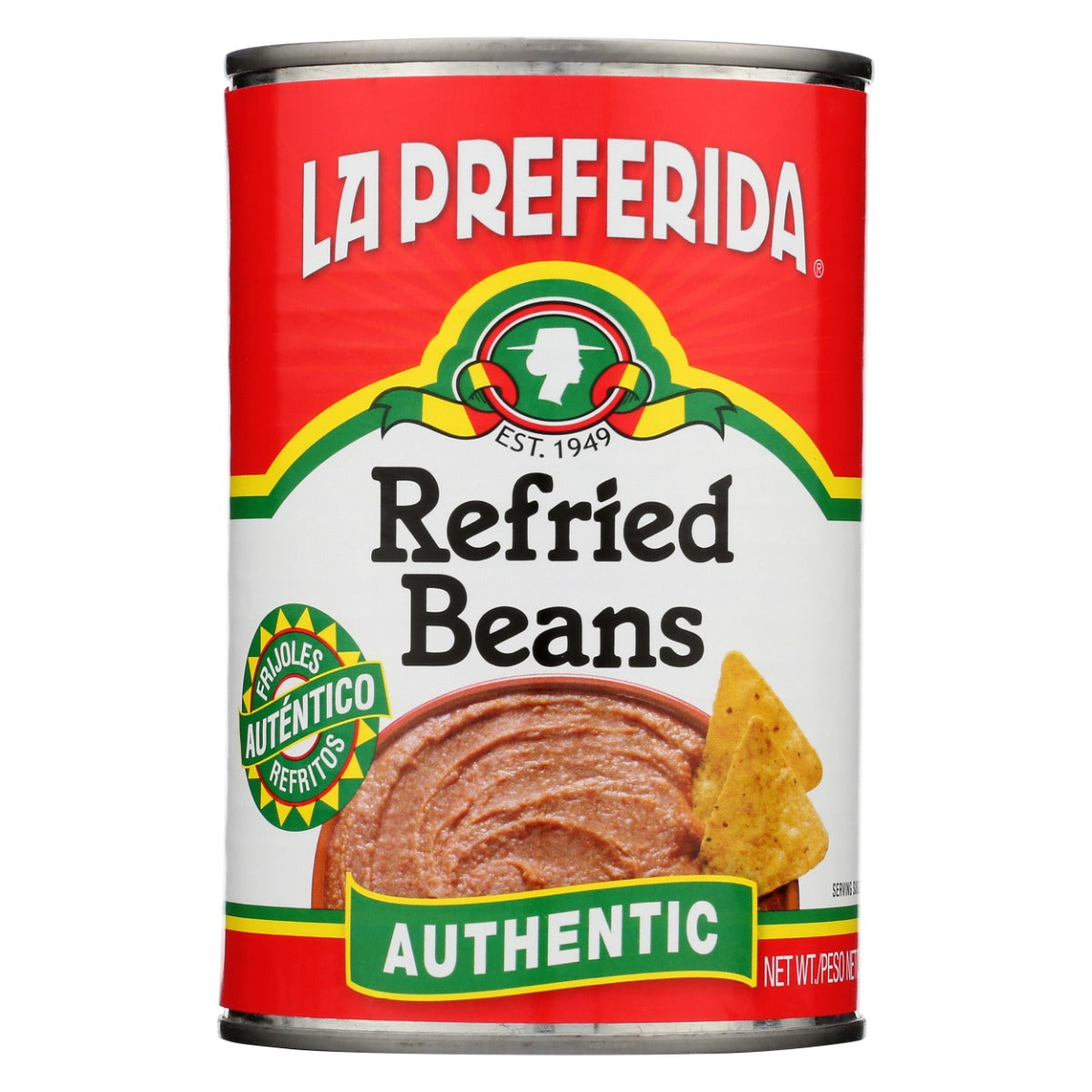 LA PREFERIDA: Authentic Refried Pinto Beans, 16 oz
