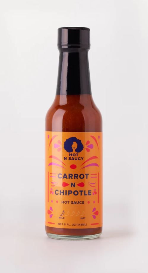 HOT N SAUCY: Carrot N Chipotle Hot Sauce, 5 fo