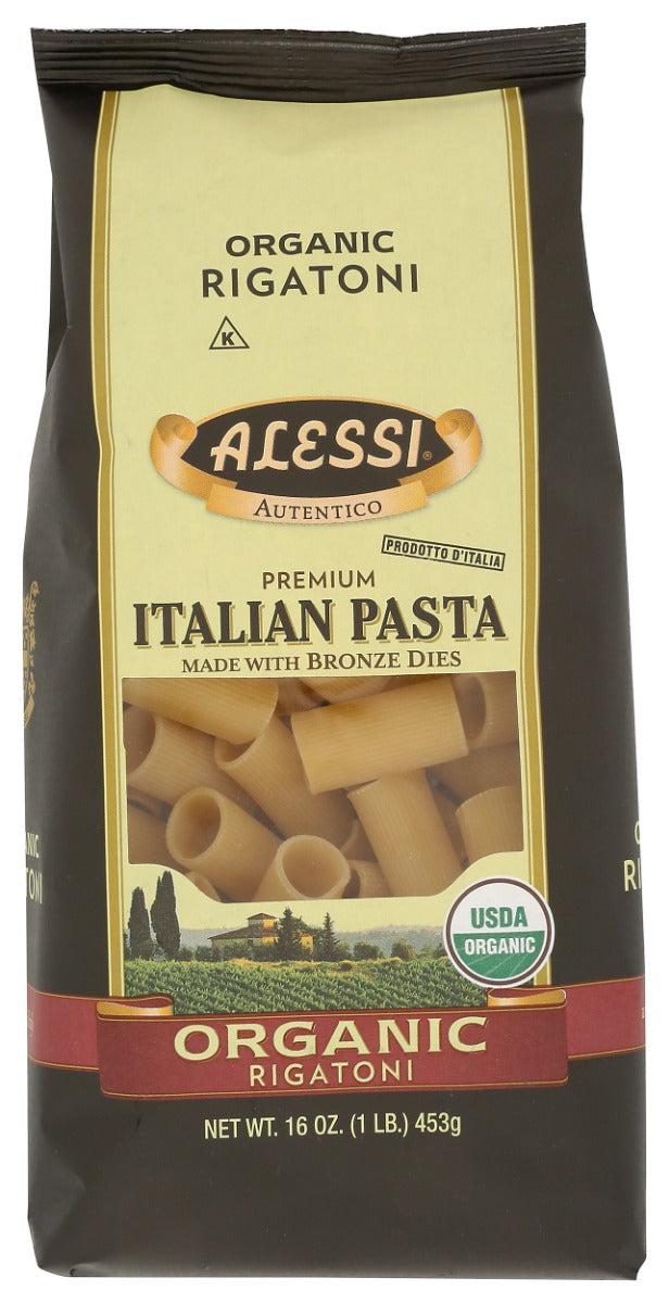 ALESSI: Organic Rigatoni, 16 oz