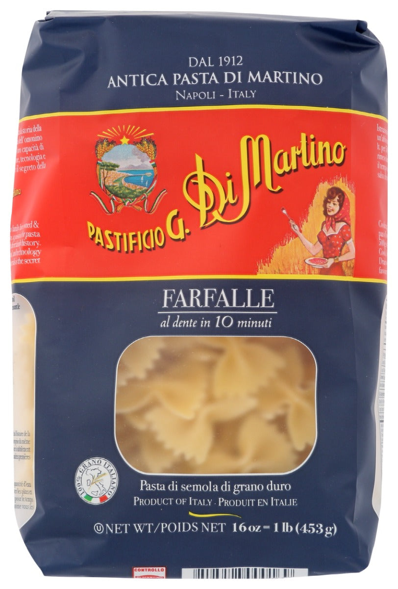 DI MARTINO: Farfalle Pasta, 1 lb