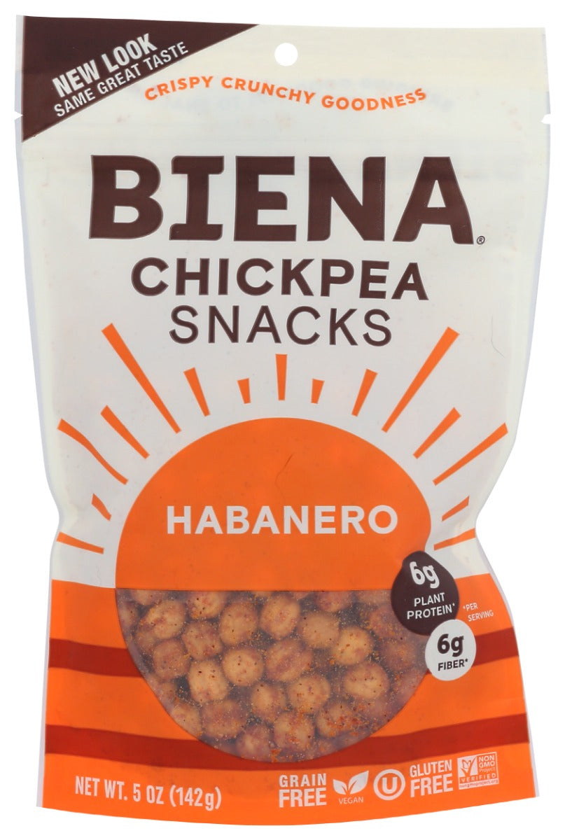 BIENA: Habanero Roasted Chickpeas, 5 oz