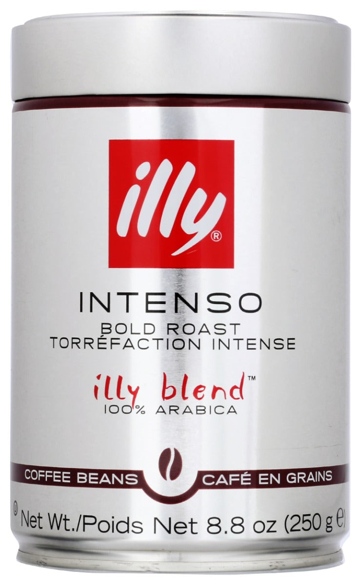 ILLYCAFFE: Whole Bean Coffee Intenso Dark Roast, 8.8 oz