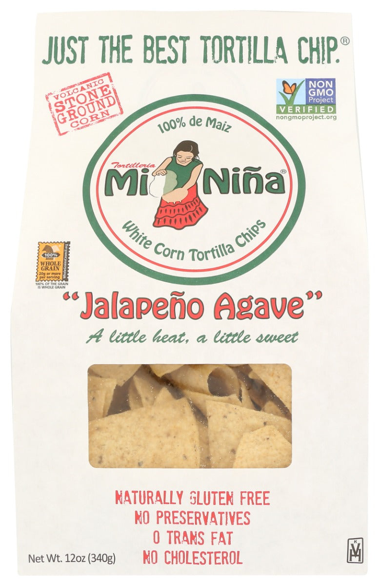 MI NINA: Jalapeno Agave Tortilla Chips, 12 oz