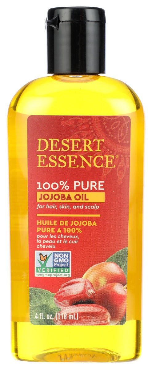 DESERT ESSENCE: 100% Pure Jojoba Oil, 4 fo