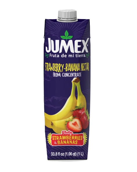 JUMEX: Strawberry Banana Nectar Juice, 33.8 oz