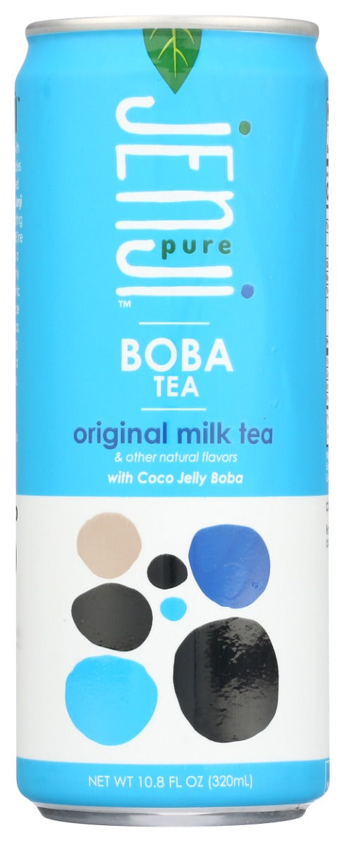 JENJI PURE: Original Milk Tea Boba Tea, 10.8 fo