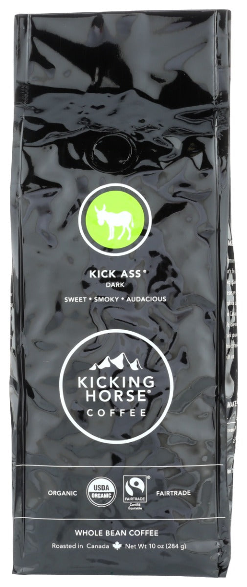 KICKING HORSE: Kick Ass Whole Bean Coffee, 10 oz