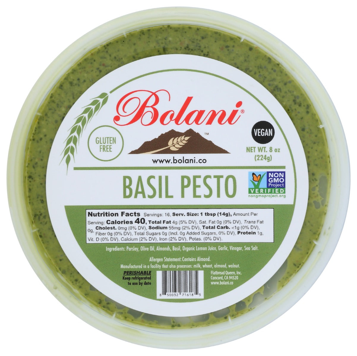 BOLANI: Pesto Basil, 8 fo