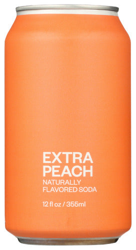 UNITED SODAS OF AMERICA: Soda Extra Peach, 12 FO
