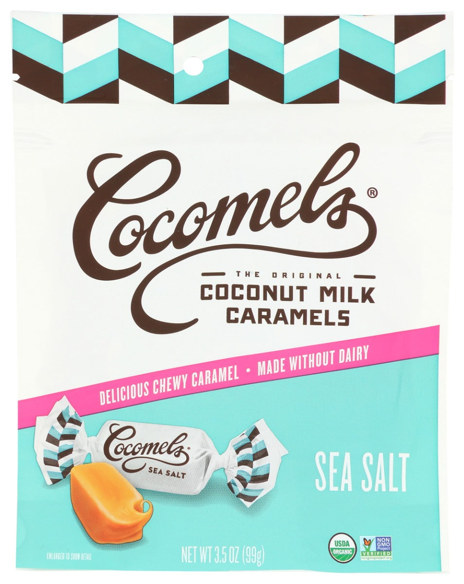 COCOMELS: Cocomels Seasalt Pouch Organic, 3.5 oz