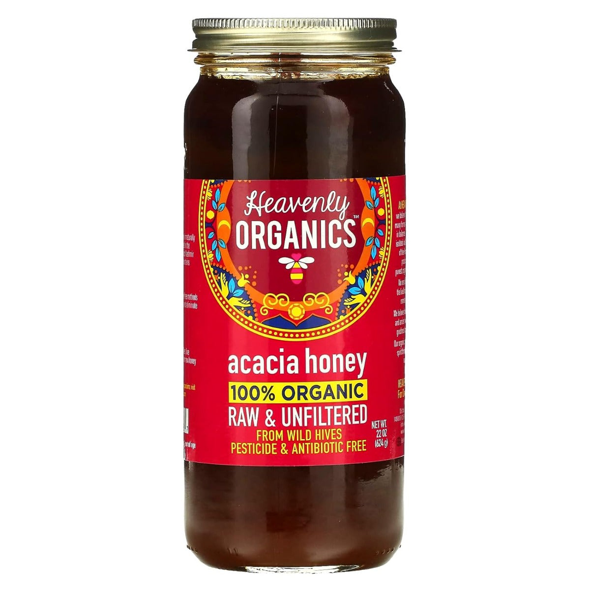 HEAVENLY ORGANICS: Acacia Honey, 22 oz