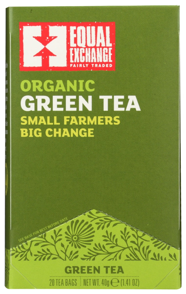 EQUAL EXCHANGE: Green Tea Organic, 20 bg