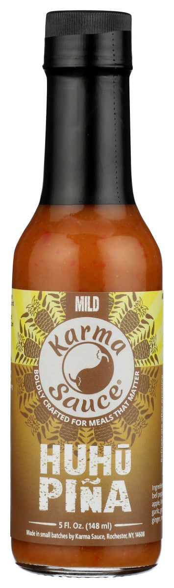 KARMA SAUCE: Huhu Pina Mild Hot Sauce, 5 fo