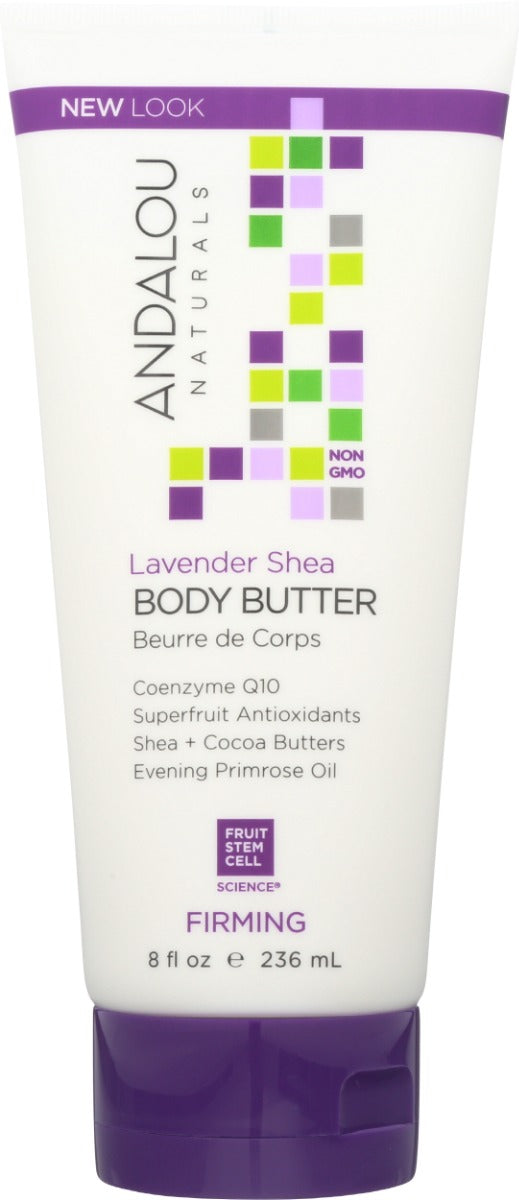 ANDALOU NATURALS: Lavender Shea Firming Body Butter, 8 oz