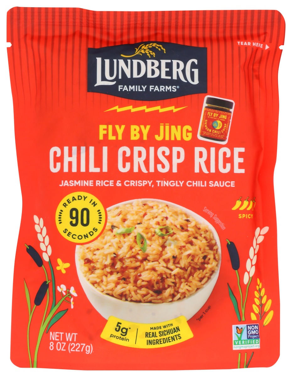 LUNDBERG: Fly By Jing Chili Crisp Rice, 8 oz