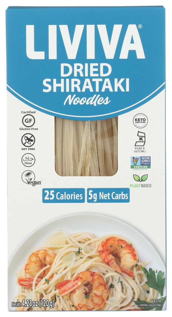 LIVIVA: Dried Shirataki Noodles, 4.23 oz