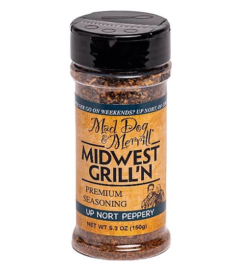 MDDOG&MER: Up Nort Peppery Premium Seasoning, 5.3 oz