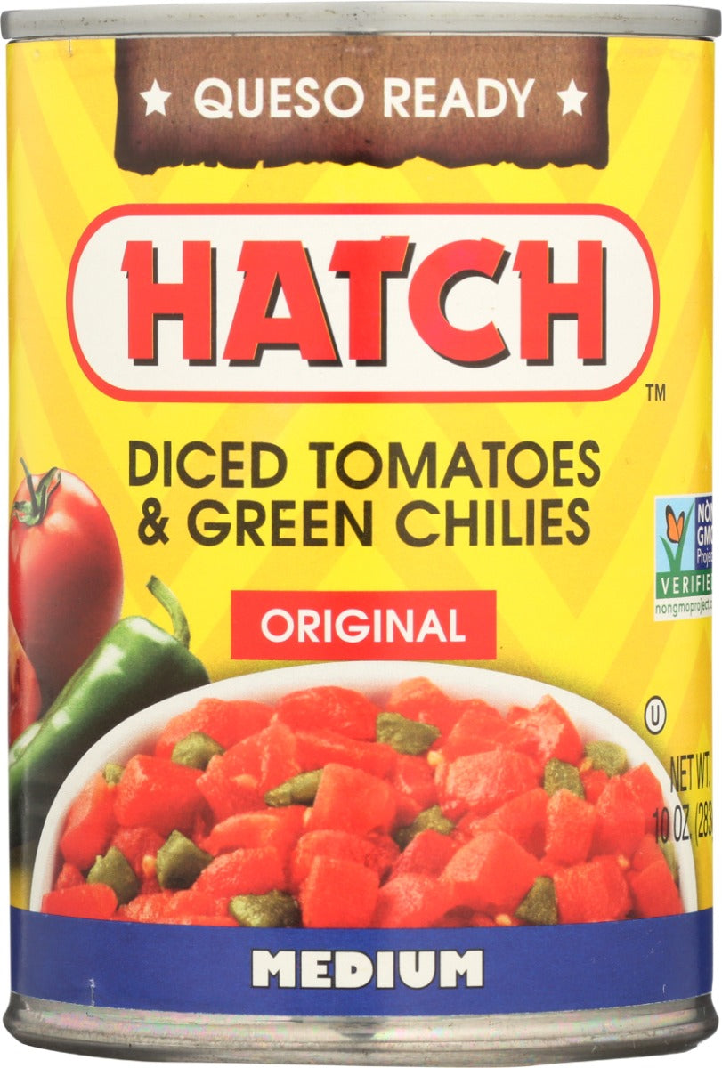 HATCH: Diced Tomatoes and Green Chilies, 10 oz
