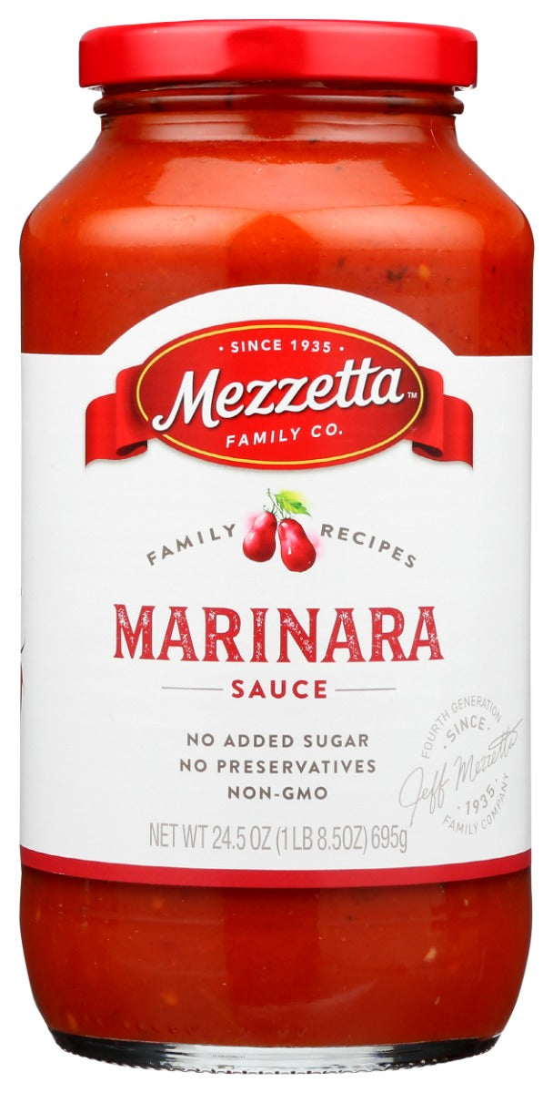 MEZZETTA: Family Recipes Marinara Sauce, 24.5 oz