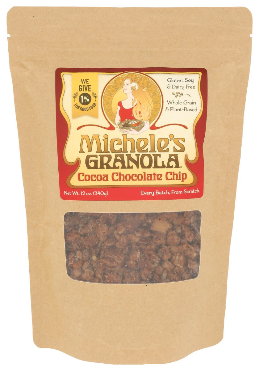 MICHELES: Cocoa Chocolate Chip Granola, 12 oz