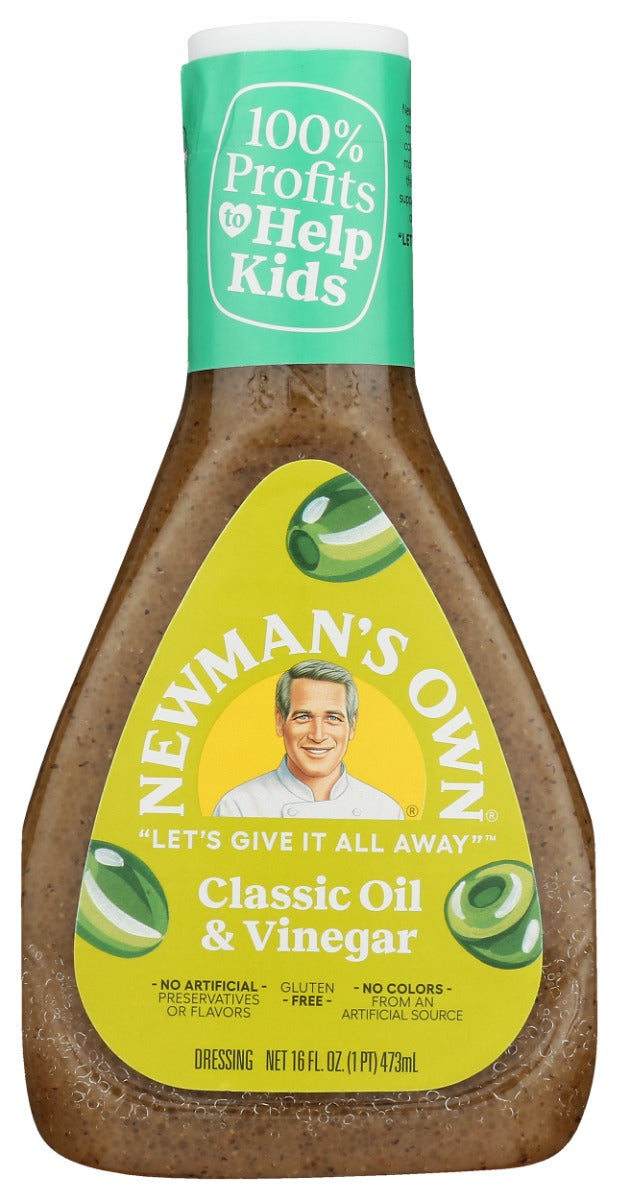 NEWMANS OWN: Classic Oil and Vinegar Dressing, 16 oz
