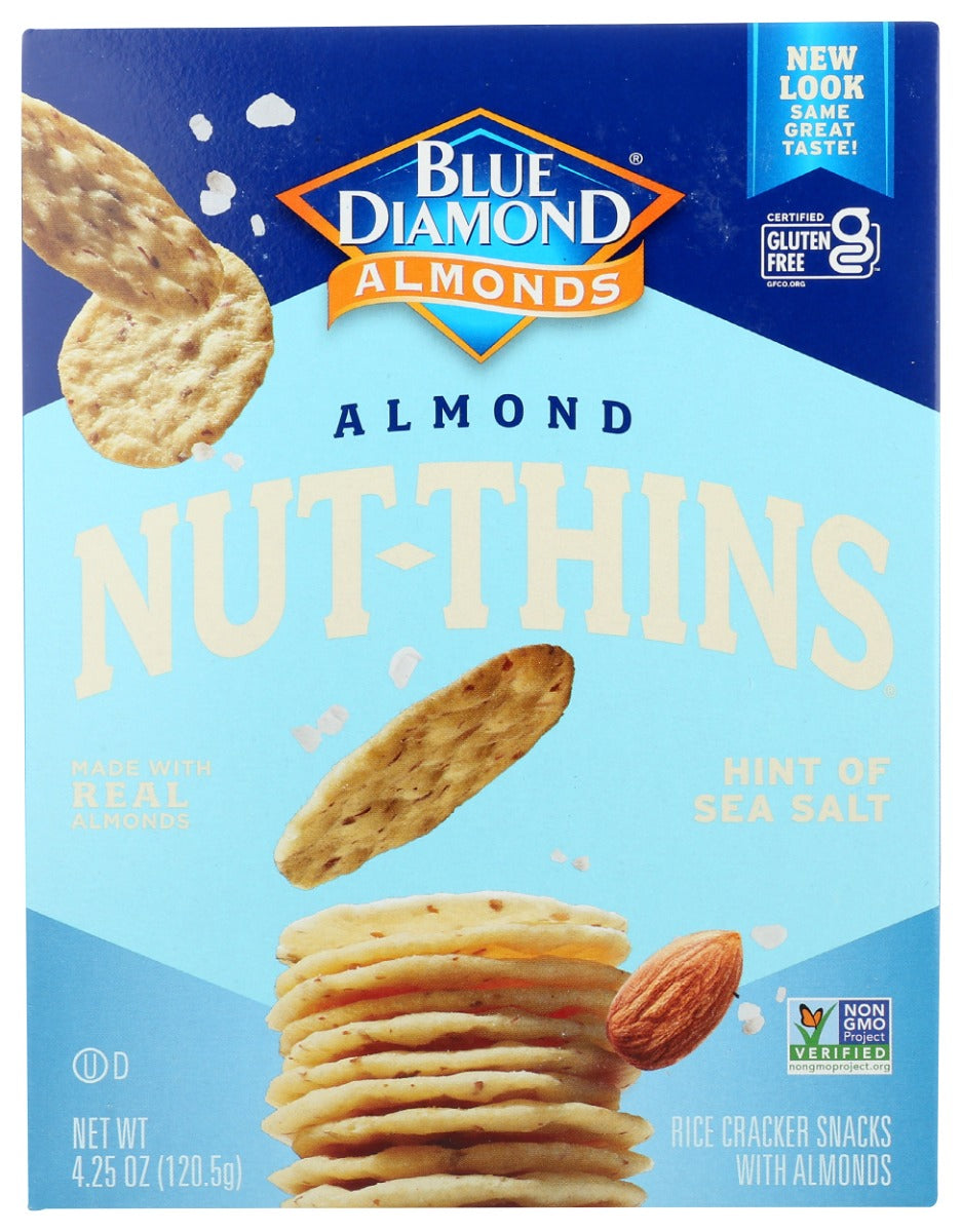 BLUE DIAMOND: Nut Thins Hint of Sea Salt, 4.25 oz